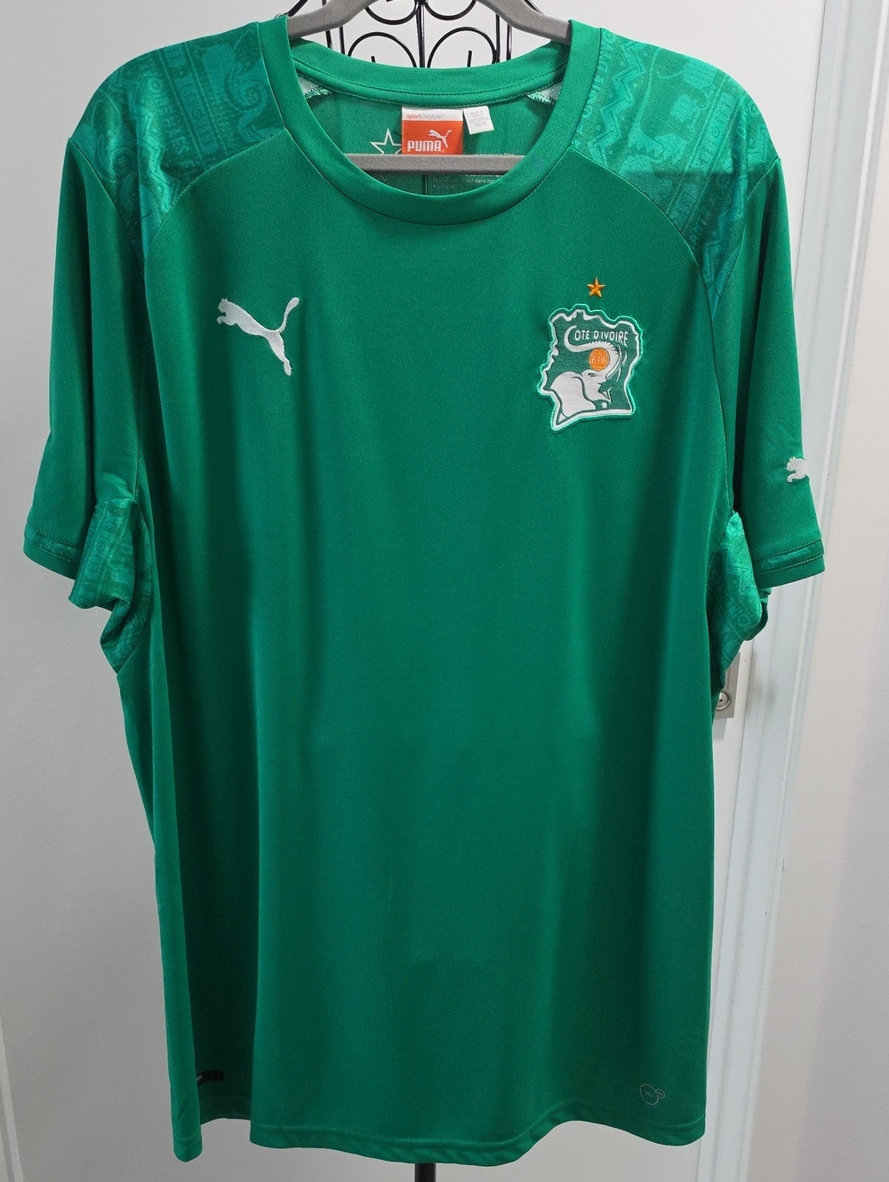 Puma Men's Green Côte d'Ivoire Football Jersey